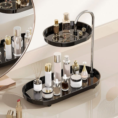 Organisateur maquillage acier-inoxydable noir