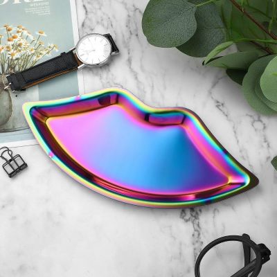 Plateau bijoux couleur irisé
