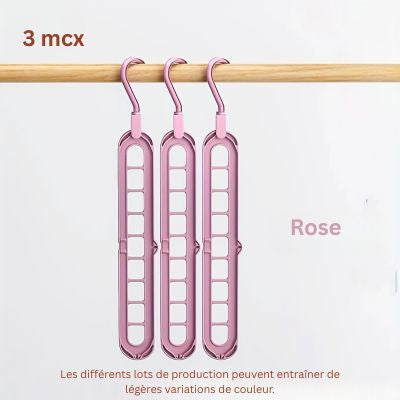 Porte cintre variant rose