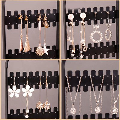 Support bijoux acrylique noir