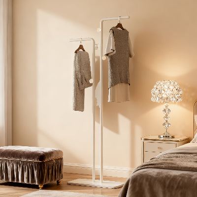 Valet de chambre blanc base blanche