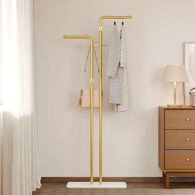Valet de chambre doré base blanche