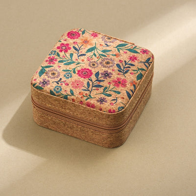 boite a bijoux de voyage variant fleurs