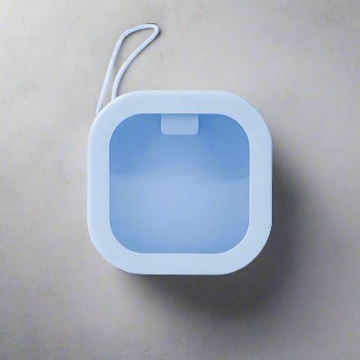 boite a bijoux fille plastique bleu ciel