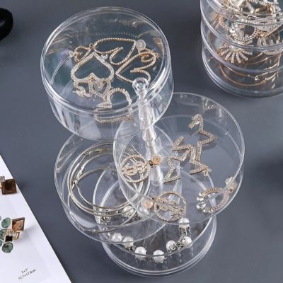 boite a bijoux rotative en plastique