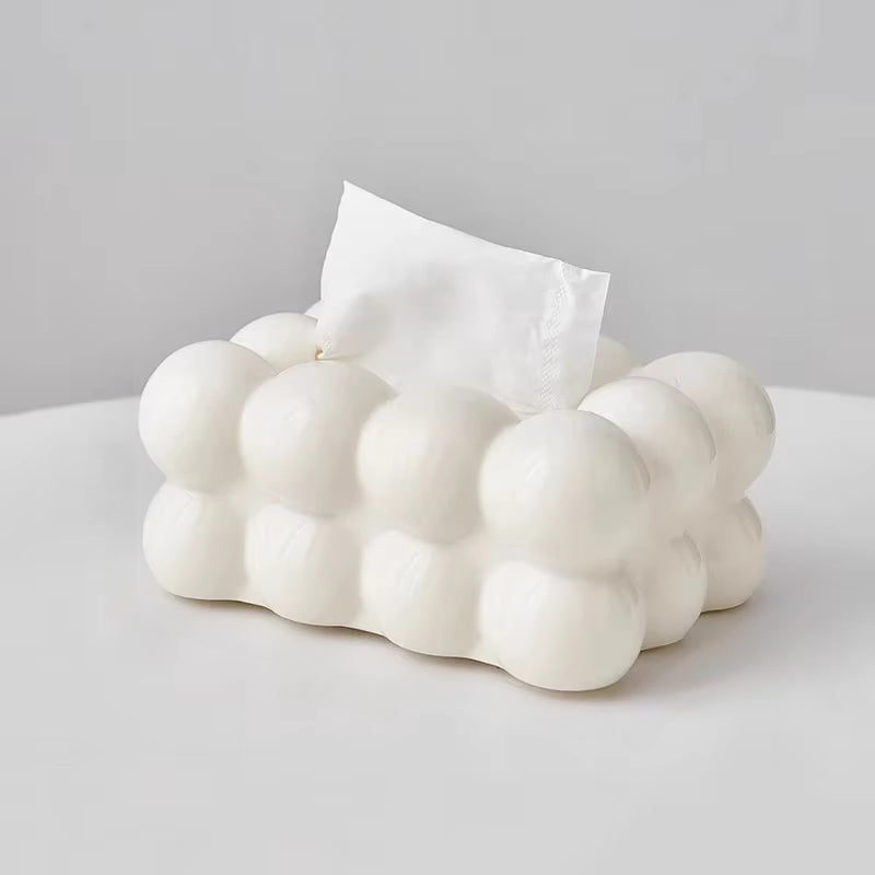 boite a mouchoir design variant blanc