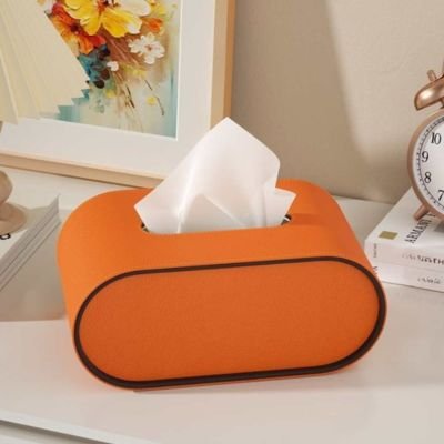 Boite a mouchoirs​ deco orange 