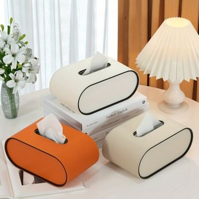 Boite a mouchoirs​ deco trois couleurs disponibles