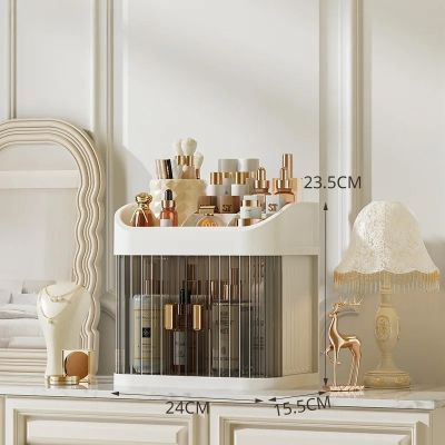 boite rangement maquillage portes doubles