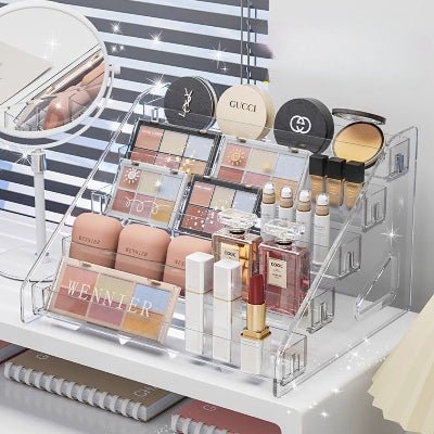 organisateur maquillage acrylique transparent