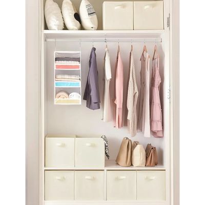 panier de rangement cube arrangement beige