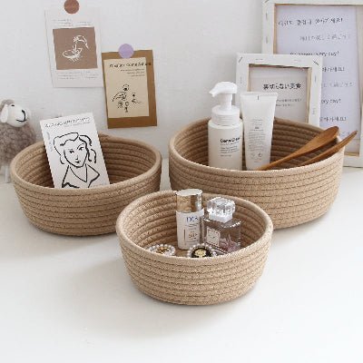 panier de rangement khaki