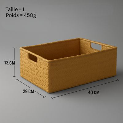 panier en jonc de mer taille L