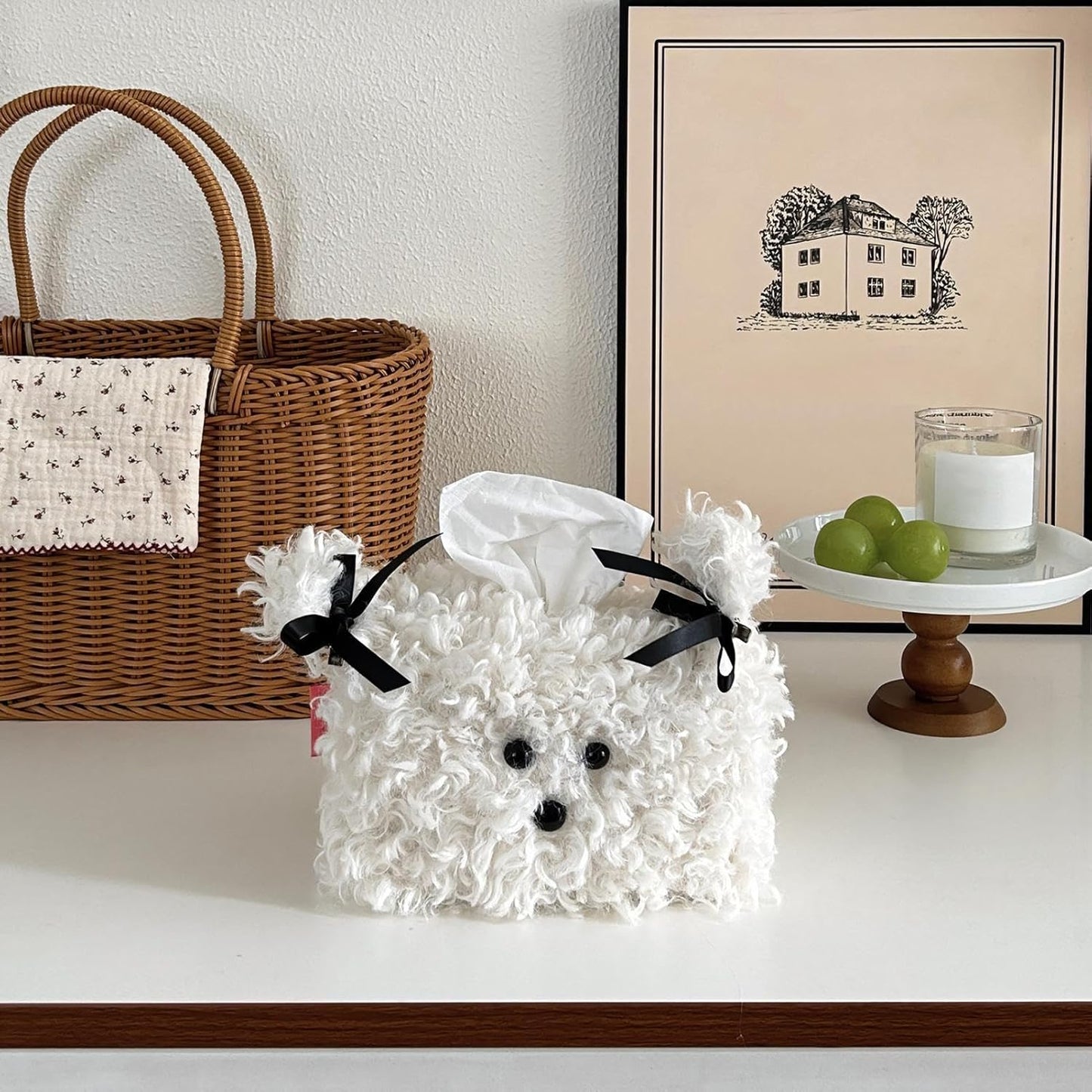 PlushPup™ - Blanc - Rangement Décoratif