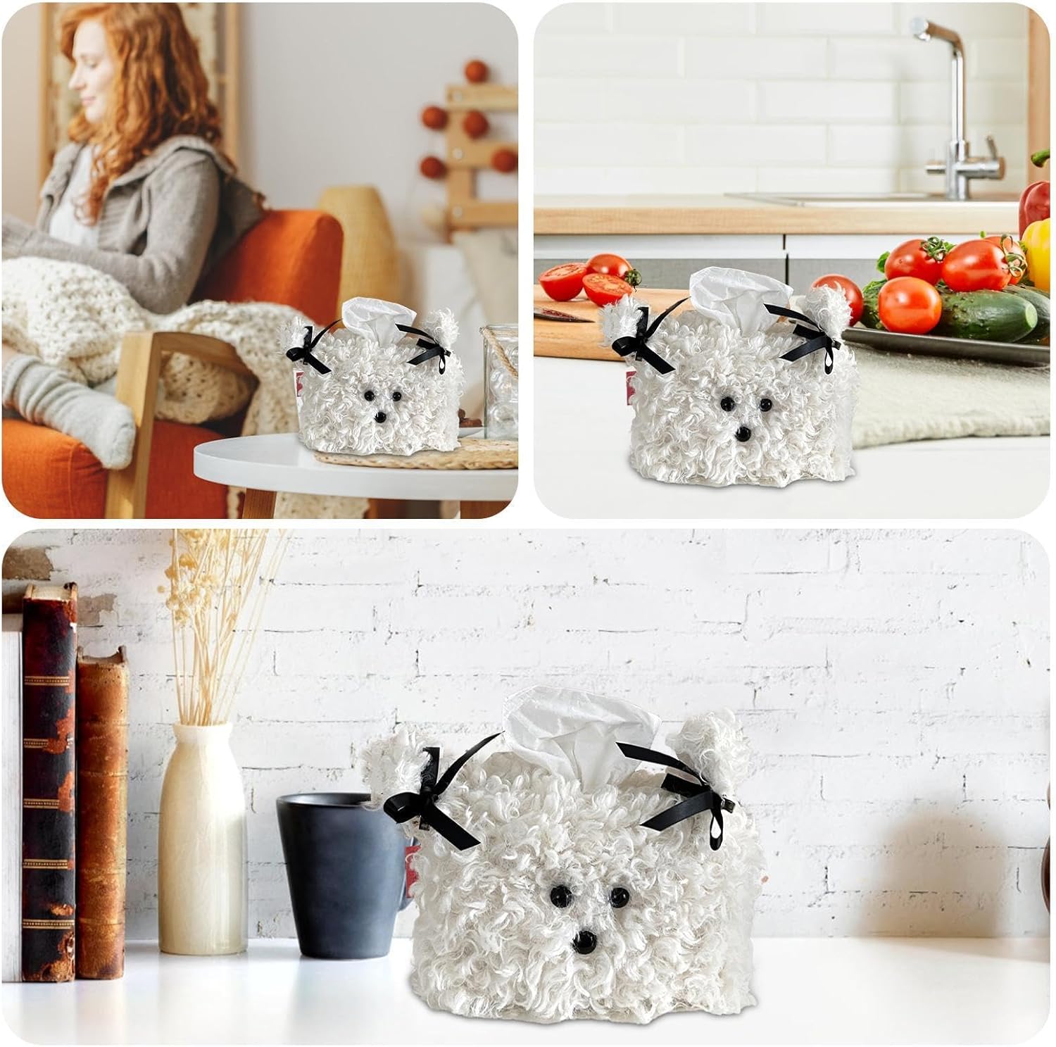 PlushPup™ - Blanc - Rangement Décoratif