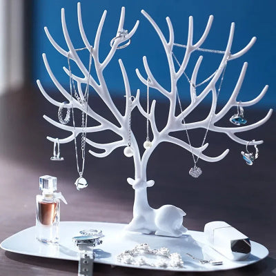 porte bijoux cerf blanc