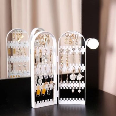 Porte bijoux plastique blanc