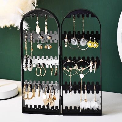 Porte bijoux plastique noir