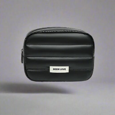 trousse maquillage matelassée variant noir