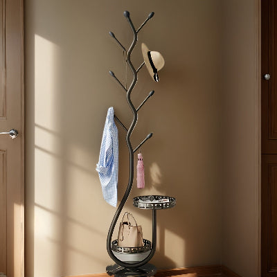 valet de chambre métal noir